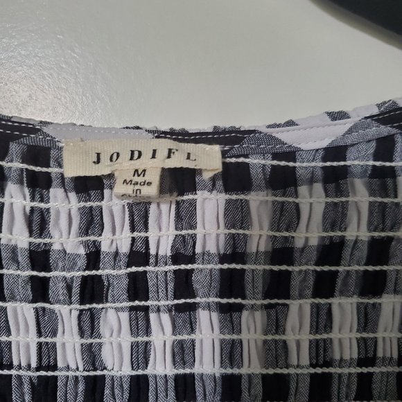 Black Gingham Dress - Picture 2 of 10